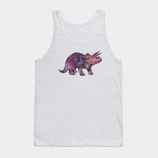 Triceratops Watercolor Painting Tank Top